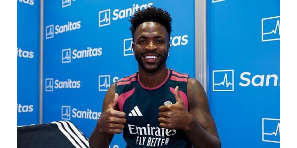 Vinícius Júnior hat seinen Vertrag bei Real Madrid um sechs Jahre verlängert Vinícius Júnior hat seinen Vertrag bei Real Madrid um sechs Jahre verlängert